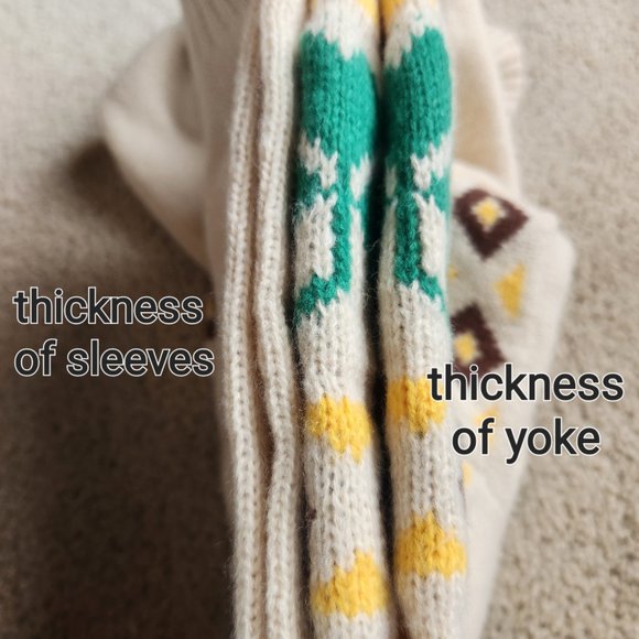 NEW Shamrock Clover Fair Isle Sweater PRICE FIRM - Picture 4 of 8